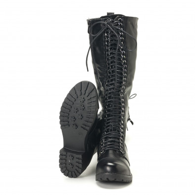 Γυναικείες μαύρες μπότες Mada-Emme it251017-4 6