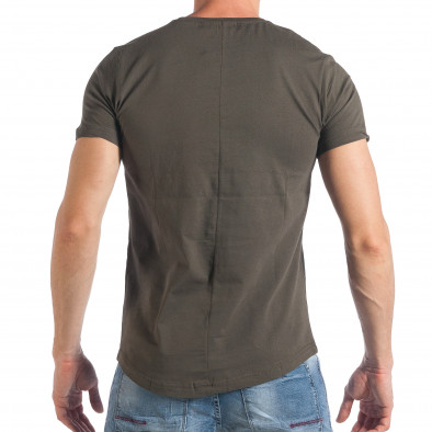Ανδρική πράσινη κοντομάνικη μπλούζα SAW tsf290318-35 3