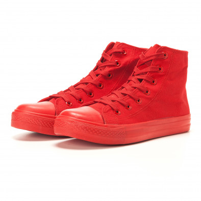 Ανδρικά κόκκινα sneakers Bella Comoda it260117-37 3