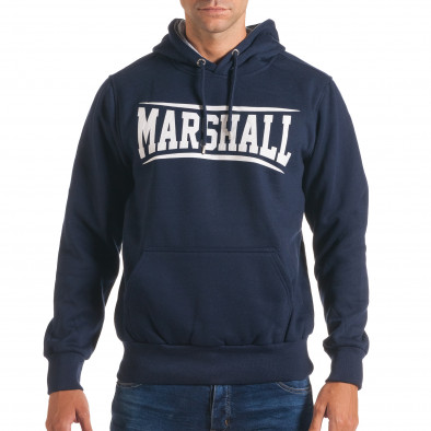 Ανδρικό γαλάζιο φούτερ Marshall it240816-9 2