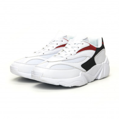 Ανδρικά λευκά αθλητικά παπούτσια  it051219-3 3