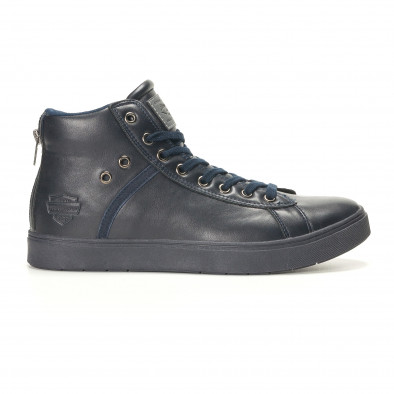 Ανδρικά γαλάζια sneakers Montefiori it141016-22 2