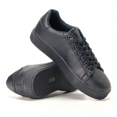Ανδρικά γαλάζια sneakers Montefiori it200917-19 4