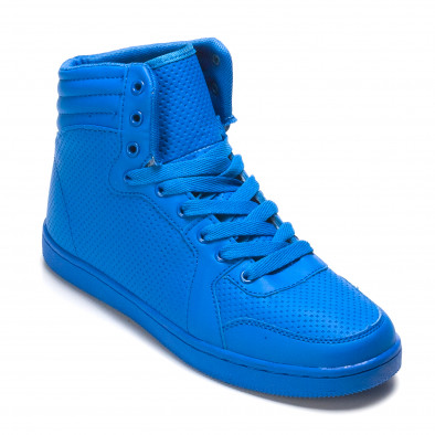 Ανδρικά γαλάζια sneakers Niadi it220316-1 3
