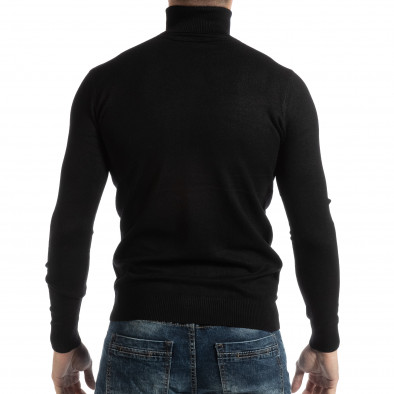 Ανδρικό μαύρο πουλόβερ ζιβάγκο it261018-103 3