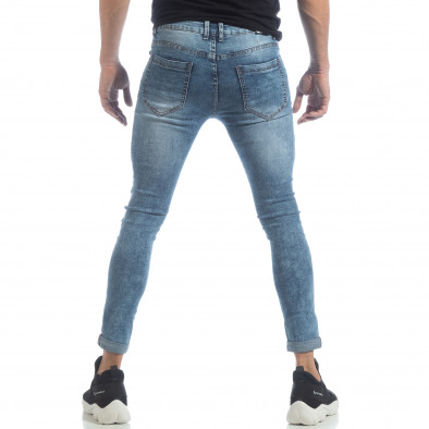 Ανδρικό γαλάζιο τζιν Skinny Washed Jeans it040219-7 4