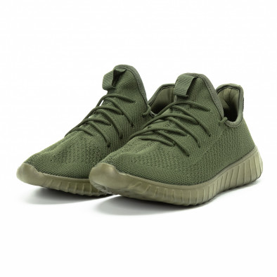 Ανδρικά πράσινα αθλητικά παπούτσια ελαφρύ μοντέλο it140918-13 3