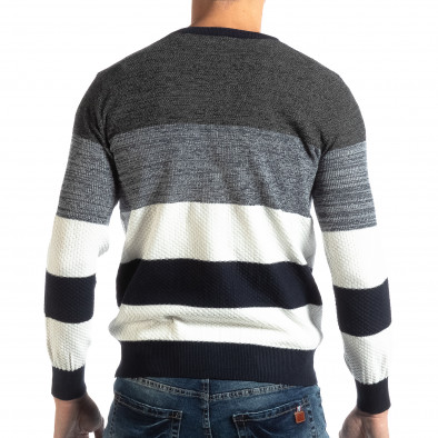 Ανδρικό πλεκτό πουλόβερ σε τρία χρώματα it261018-110 3