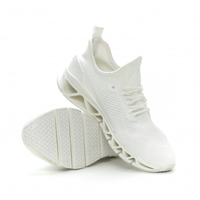 Ανδρικά λευκά αθλητικά παπούτσια Knife ελαφρύ μοντέλο it150319-27 4