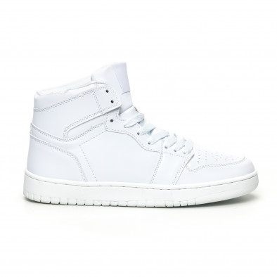 Ανδρικά ψηλά λευκά sneakers it051219-2 2
