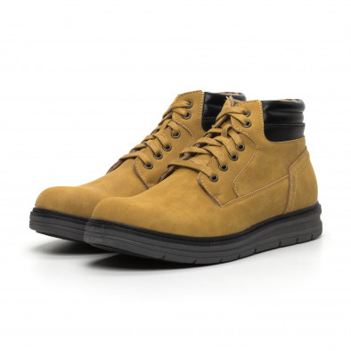 Ανδρικά camel αθλητικά μποτάκια με χοντρή σόλα it260919-40 3