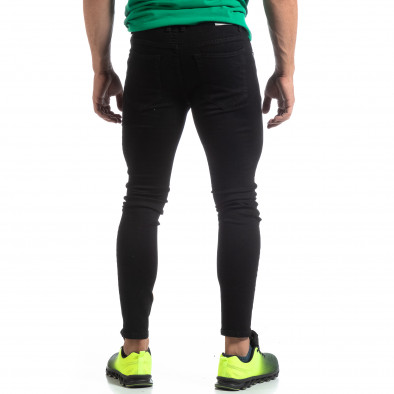 Ανδρικό μαύρο τζιν Skinny fit it170819-42 3