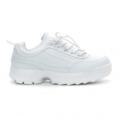 Ανδρικά λευκά αθλητικά παπούτσια Ckunky it150319-7 2