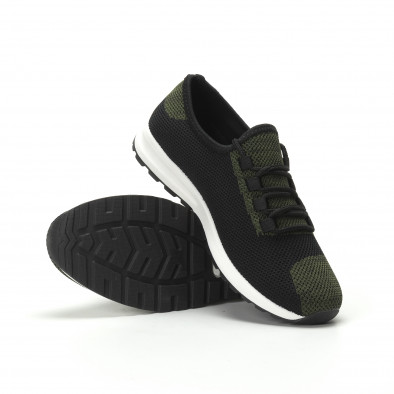 Ανδρικά πράσινα μελάνζ αθλητικά παπούτσια ελαφρύ μοντέλο it250119-13 4