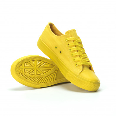 Γυναικεία κίτρινα sneakers  it250119-73 4