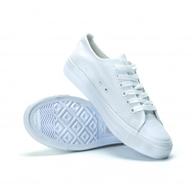 Γυναικεία λευκά sneakers   it250119-72 4