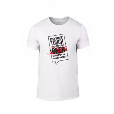 Κοντομάνικη μπλούζα Don't touch me! λευκό Χρώμα Μέγεθος L TMNLPM074L 2