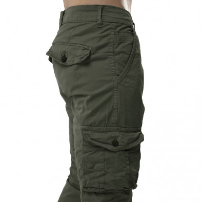 Ανδρικό πράσινο παντελόνι cargo Blackzi 8016 tr201120-3 5