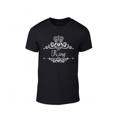 Κοντομάνικη μπλούζα Romantic King Queen μαύρο Χρώμα Μέγεθος M TMNLPM249M 2