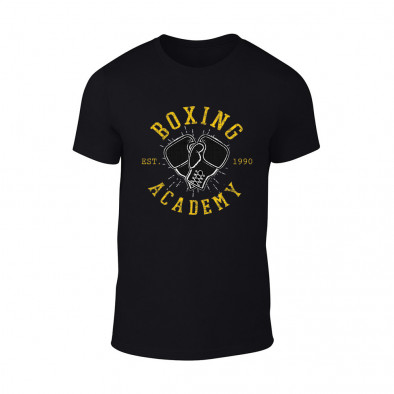 Κοντομάνικη μπλούζα Boxing Academy μαύρο Χρώμα Μέγεθος M TMNSPM052M 2