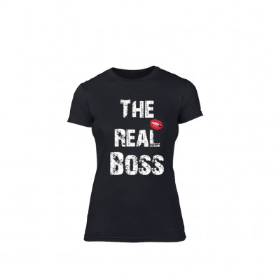 Γυναικεία Μπλούζα The Real Boss μαύρο Χρώμα Μέγεθος M TMNLPF140M 2