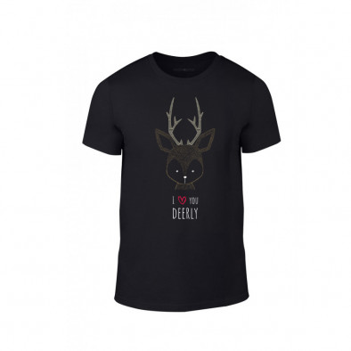 Κοντομάνικη μπλούζα Deerly μαύρο Χρώμα Μέγεθος L TMNLPM210L 2
