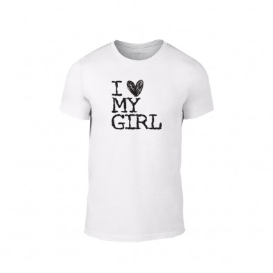 Κοντομάνικη μπλούζα Love My Girl Love My Boy λευκό Χρώμα Μέγεθος XL TMNLPM026XL 2