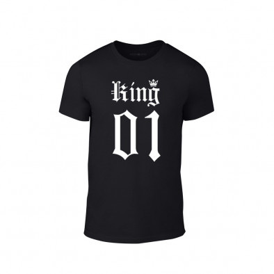Κοντομάνικη μπλούζα King 01 μαύρο Χρώμα Μέγεθος XL TMNLPM016XL 2