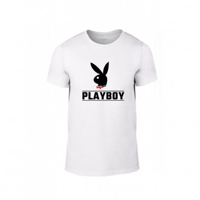 Κοντομάνικη μπλούζα Playboy λευκό Χρώμα Μέγεθος M TMNLPM250M 2