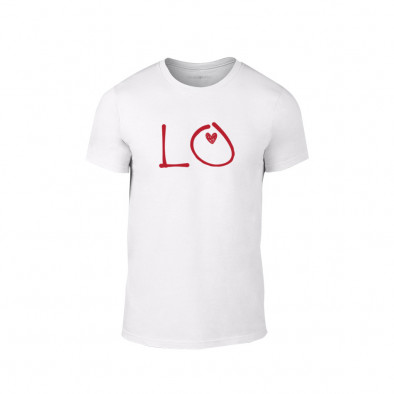 Κοντομάνικη μπλούζα Love λευκό Χρώμα Μέγεθος L TMNLPM052L 2