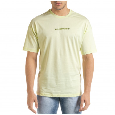 Ανδρική πράσινη κοντομάνικη μπλούζα Breezy tr080520-3 3