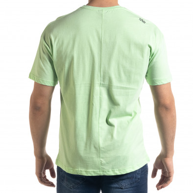 Ανδρική πράσινη κοντομάνικη μπλούζα SAW tr110320-4 3