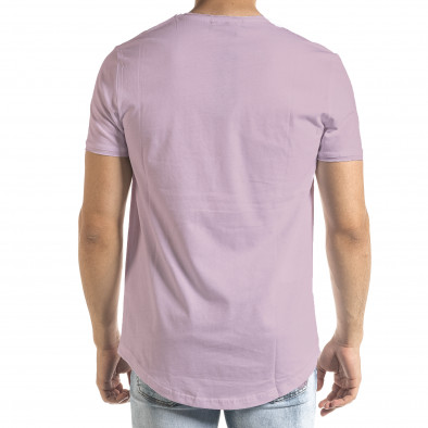 Ανδρική μωβ κοντομάνικη μπλούζα Clang tr140721-2 3
