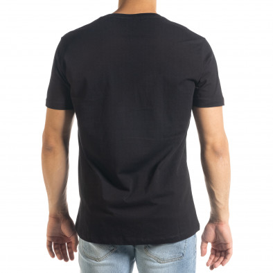 Ανδρική μαύρη κοντομάνικη μπλούζα Freefly tr240420-9 3