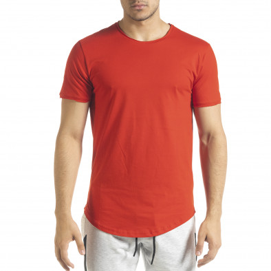 Ανδρική κόκκινη κοντομάνικη μπλούζα Clang tr080520-39 2