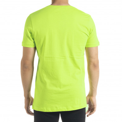 Ανδρική πράσινη κοντομάνικη μπλούζα Clang tr080520-46 3