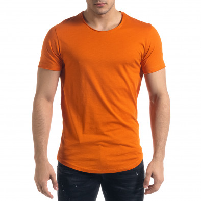 Ανδρική πορτοκαλιά κοντομάνικη μπλούζα Clang tr110320-69 2