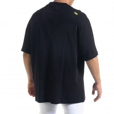 Ανδρική μαύρη κοντομάνικη μπλούζα SAW tr110320-2 3