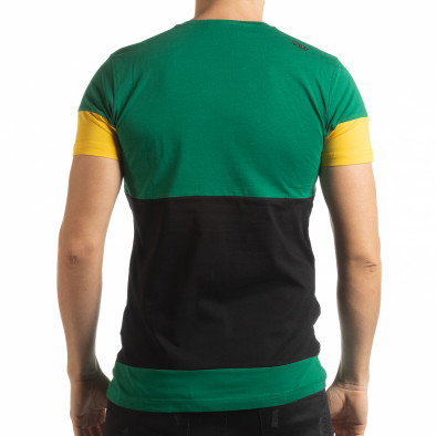 Ανδρική πολύχρωμη κοντομάνικη μπλούζα Move tsf190219-45 3
