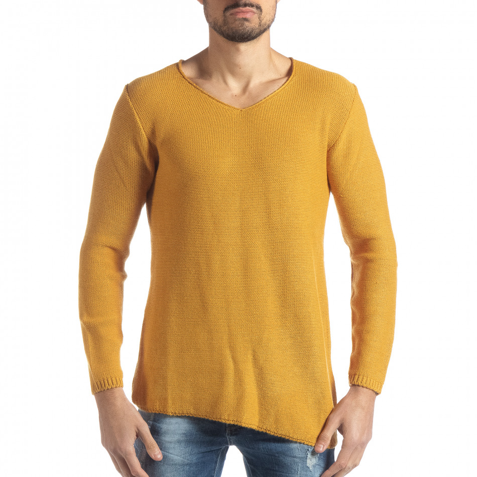 Ανδρικό camel πουλόβερ Oversized it051218-53
