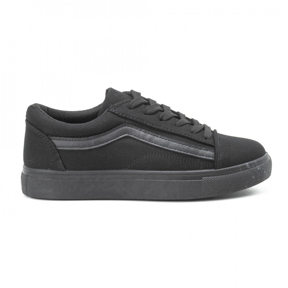 Γυναικεία μαύρα sneakers Old Skool All Black it140918-46