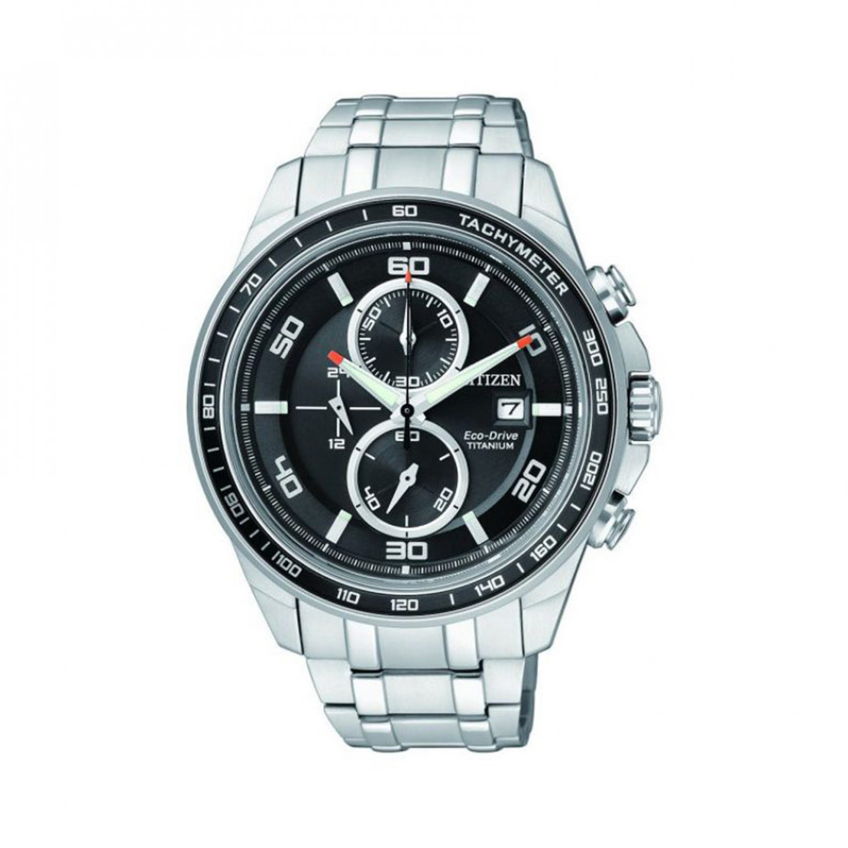 Ανδρικό ρολόι Citizen Eco-Drive Super Titanium Chronograph CA0340-55E CA0340 55E/Cal. B612
