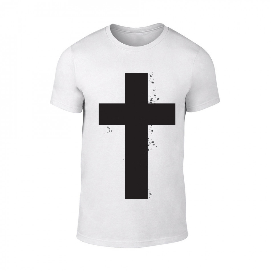 Κοντομάνικη μπλούζα Cross λευκό Χρώμα Μέγεθος S TMNSPM097S