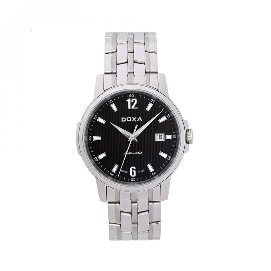 Ανδρικό ρολόι Doxa Ethno Automatic Black Dial Stainless Steel  2051010310