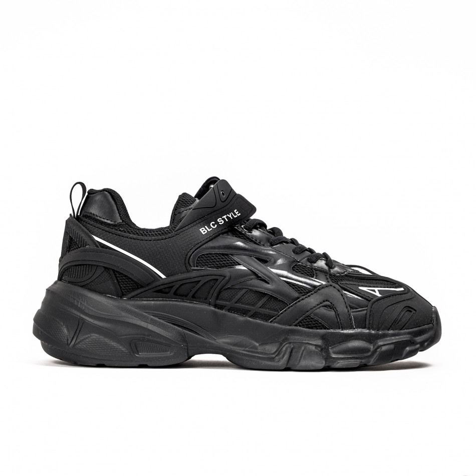 Ανδρικά μαύρα sneakers Vibrant 920 gr090922-14