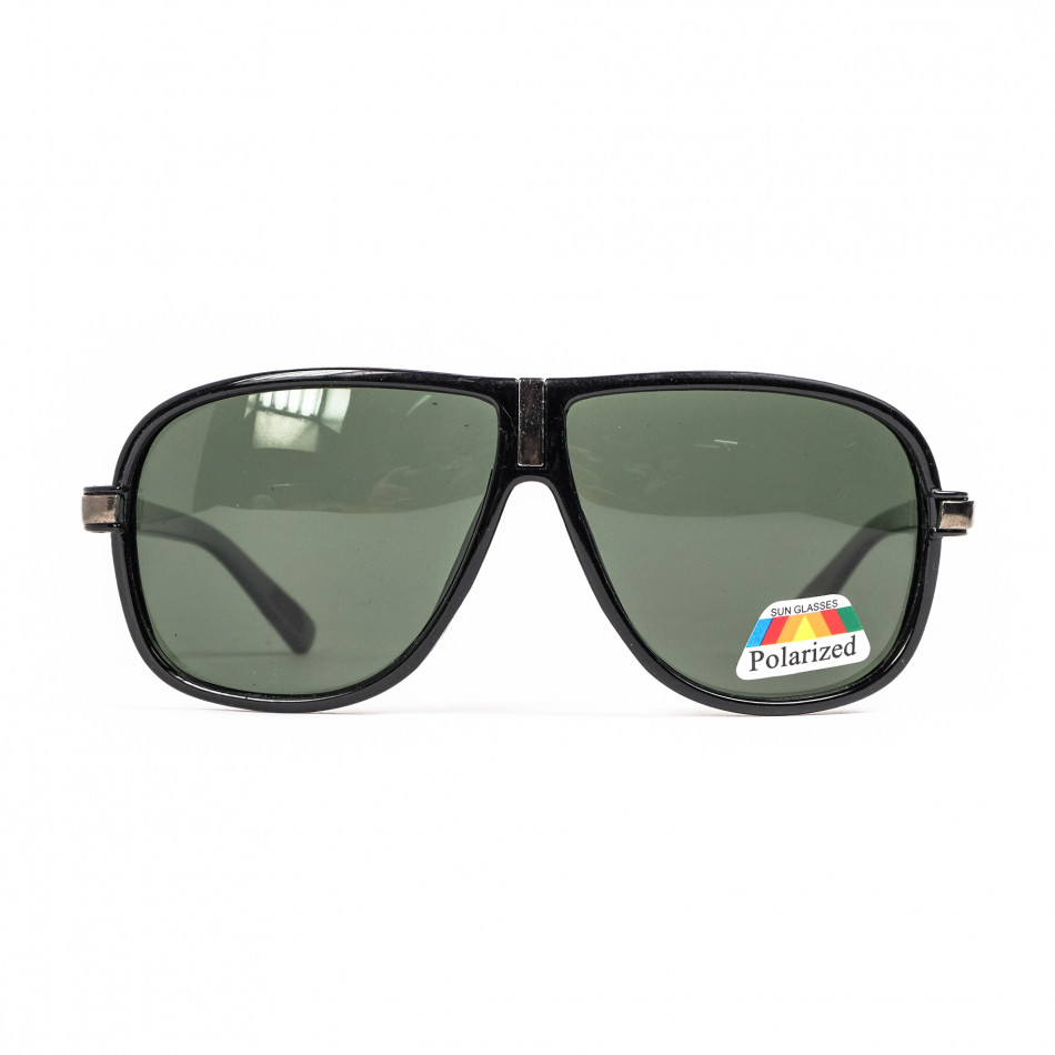 Ανδρικά μαύρα γυαλιά ηλίου Polarized il110322-9