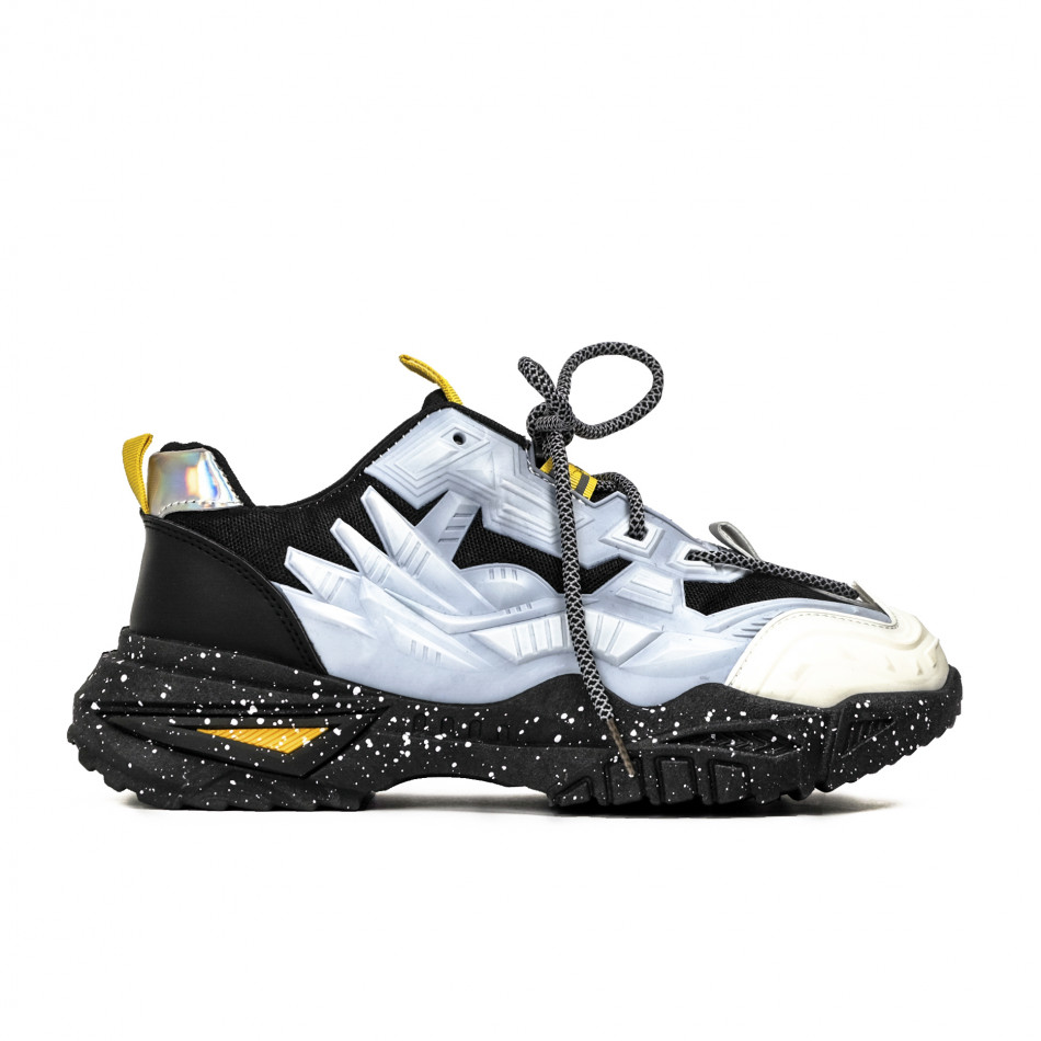 Ανδρικά γκρι sneakers Chunky Y09 gr090922-7