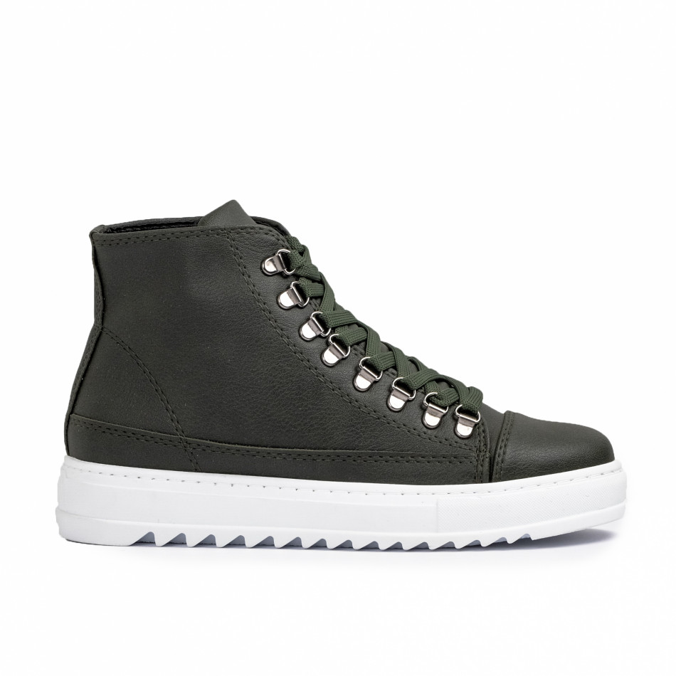 Ανδρικά πράσινα sneakers Trekking design tr181120-4