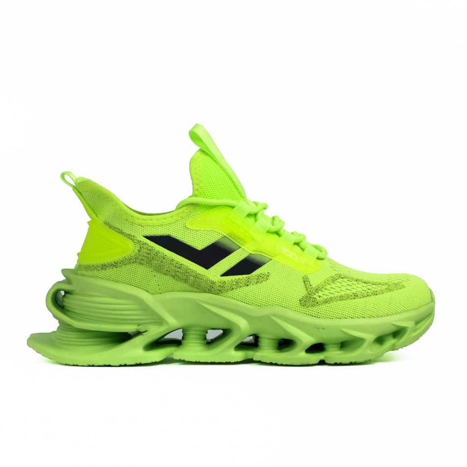 Ανδρικά πράσινα αθλητικά παπούτσια Bolt Fluo  Kiss GoGo 228-1 it170522-15