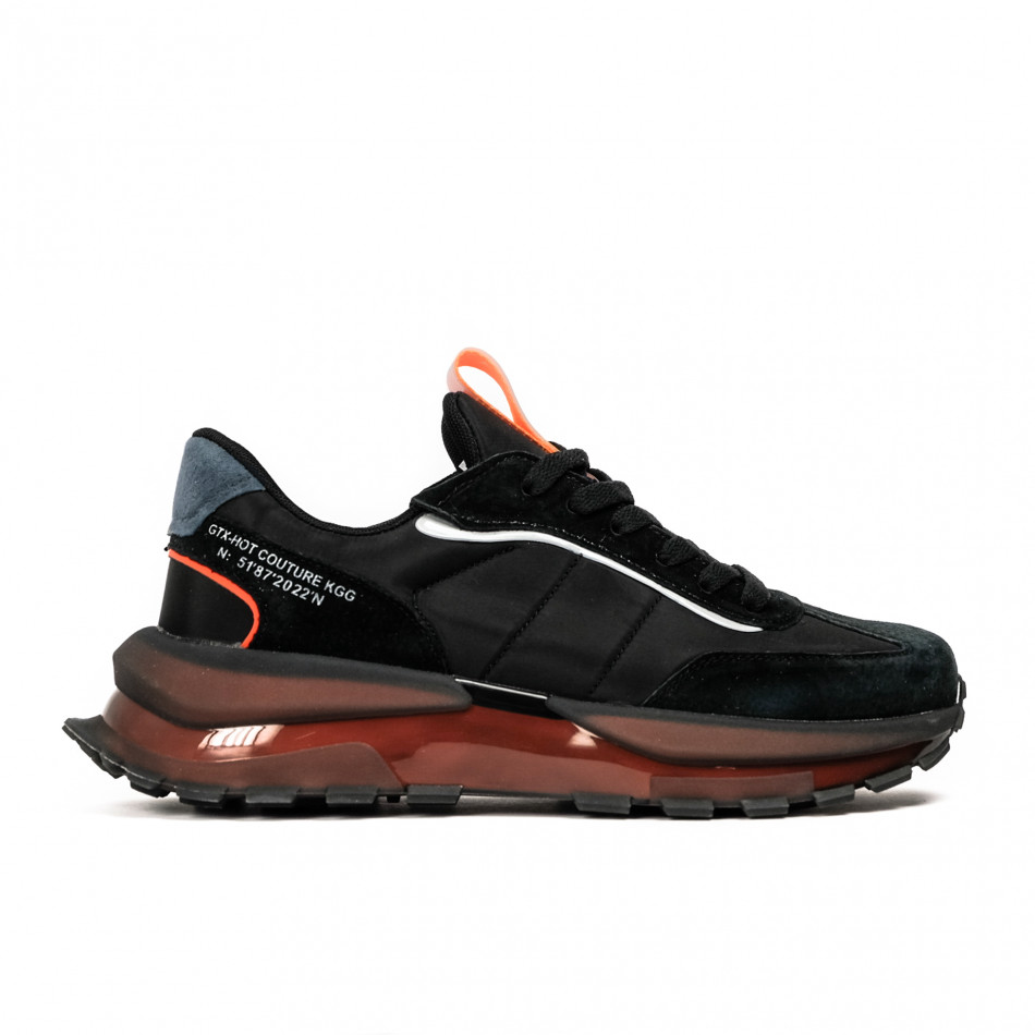 Ανδρικά μαύρα sneakers Kiss GoGo 229-5 it300822-18